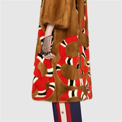 gucci girls coats|Gucci fur coats female.